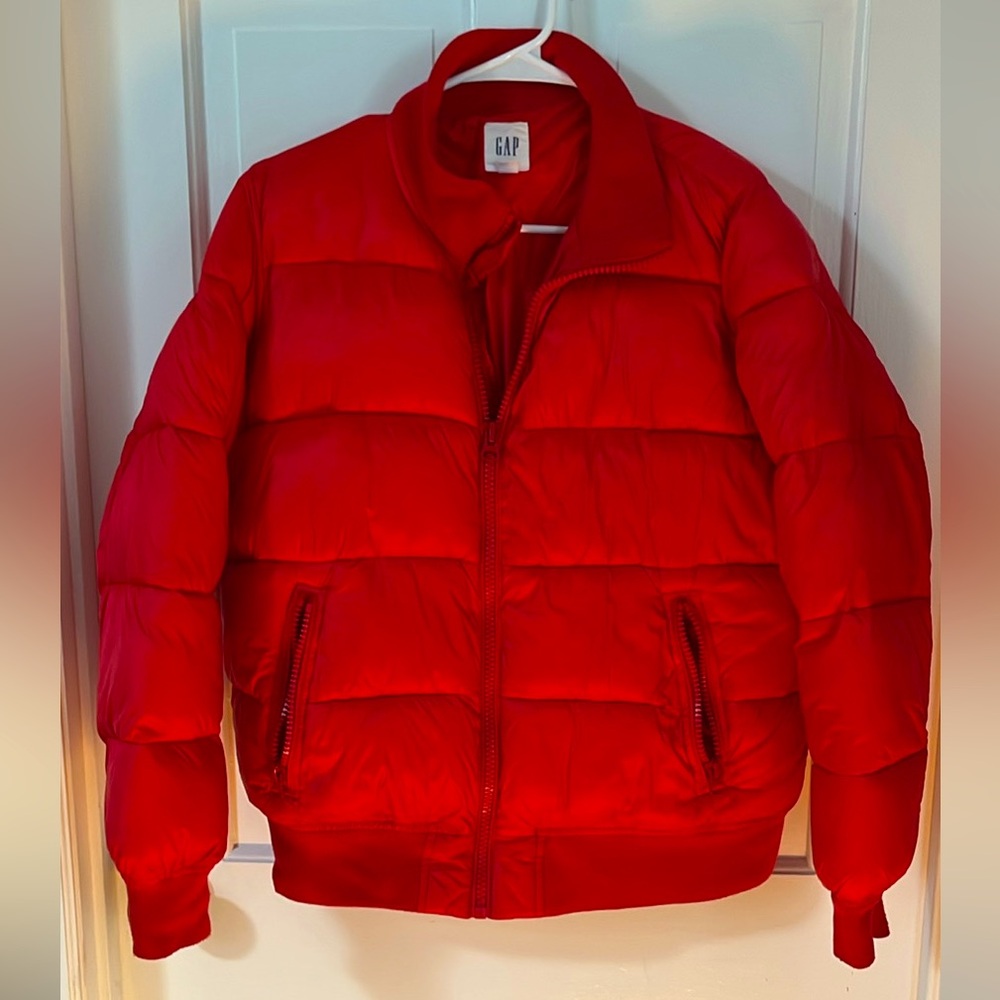 GAP Red Puffer Jacket